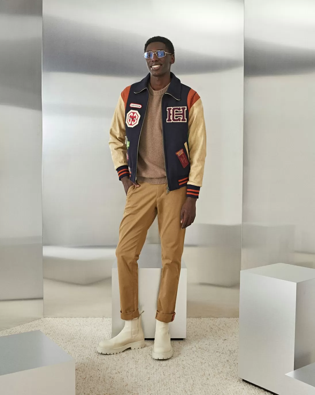 Chevignon Blouson Fifty'S Reedition D'Un Vintage De La Maison