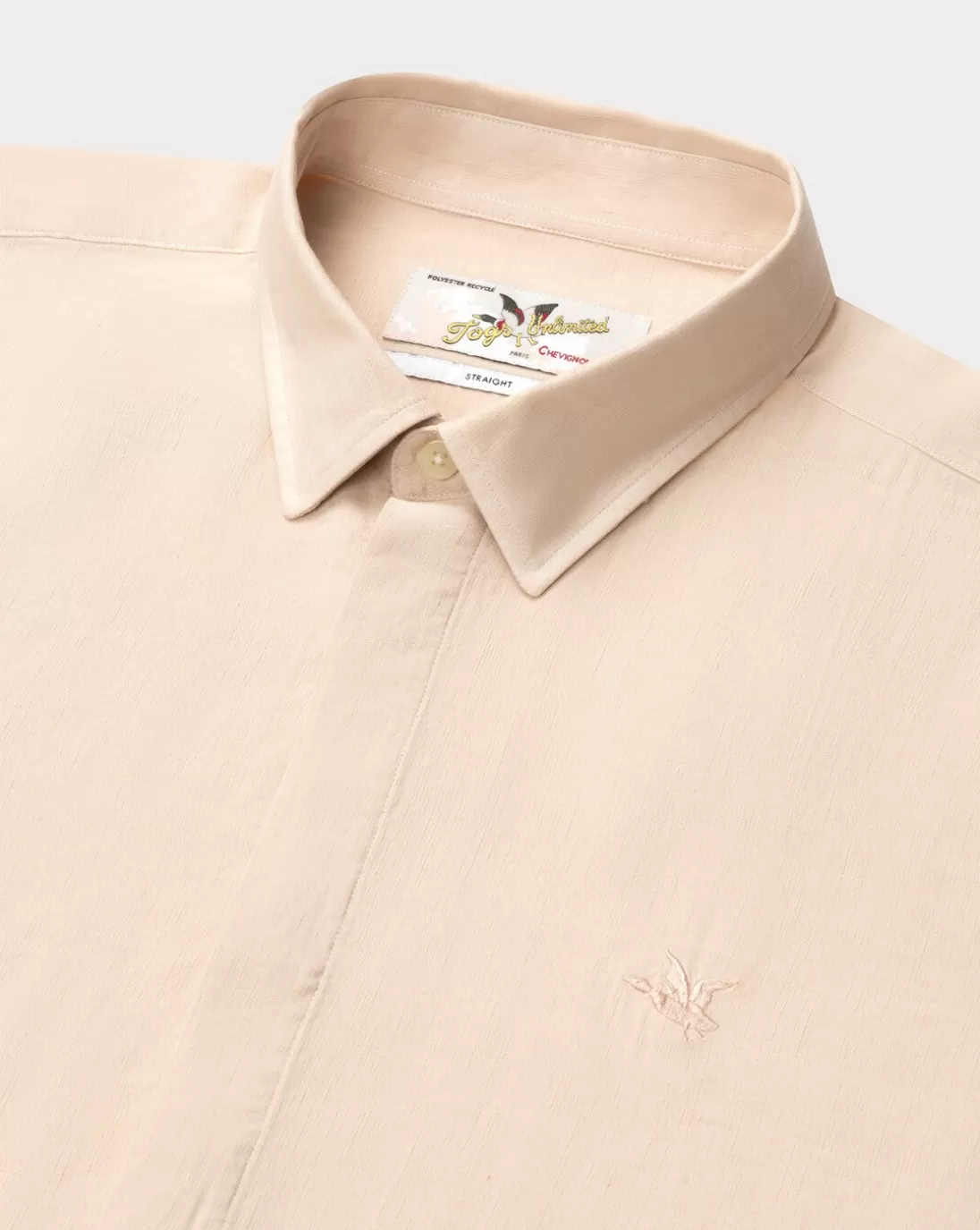 Chevignon Chemise Linen Togs Manches Courtes Rose Chemise Manches Courtes En Lin