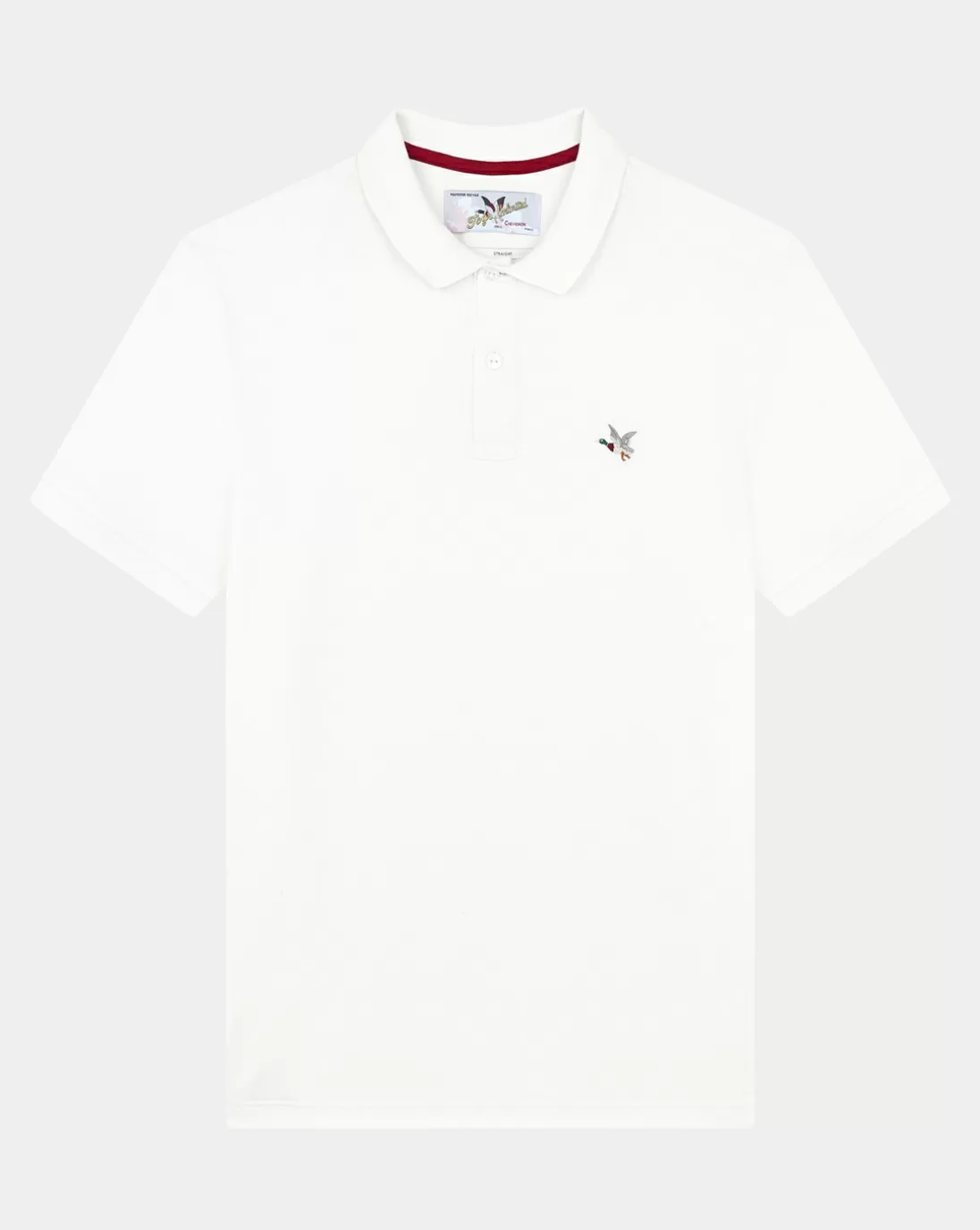 Chevignon Polo Togs Blanc Polo 100% Coton Biologique Et Coupe Droite