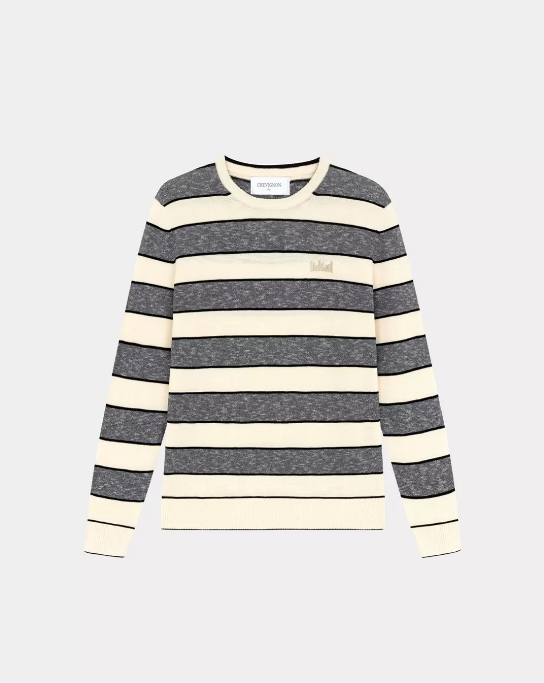 Chevignon Pull City Mini Stripes Bleu Marine Pull Fin A Rayures
