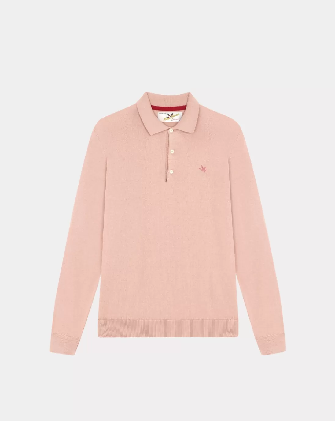 Chevignon Pull Ducky Polo Rose Clair Pull Fin En Coton Manches Longues