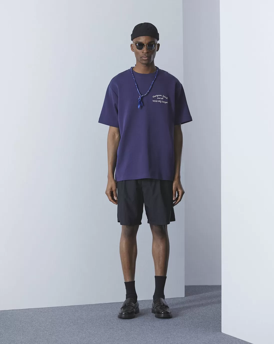Chevignon T-Shirt Bay Winds Oversize Bleu T-Shirt Brode Coupe Ample