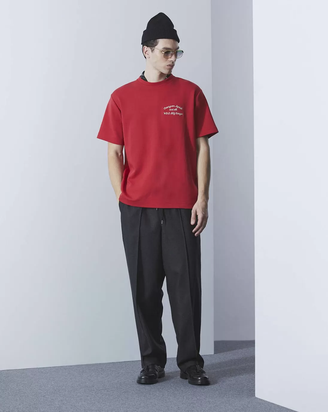Chevignon T-Shirt Bay Winds Oversize Rouge T-Shirt Brode Coupe Ample
