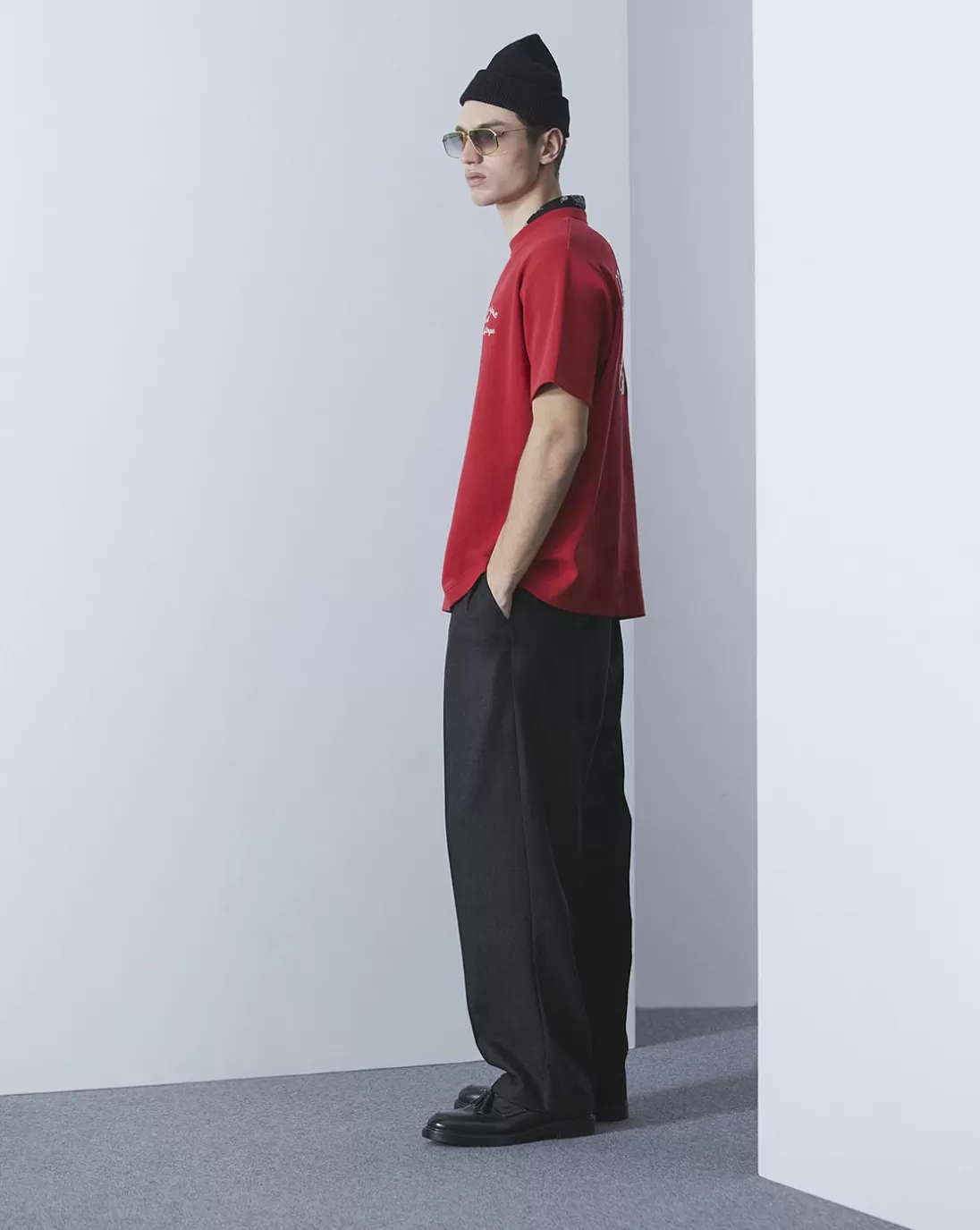Chevignon T-Shirt Bay Winds Oversize Rouge T-Shirt Brode Coupe Ample
