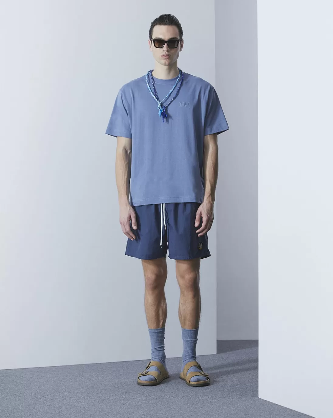 Chevignon T-Shirt City Tee Oversize Bleu T-Shirt Logo Signature