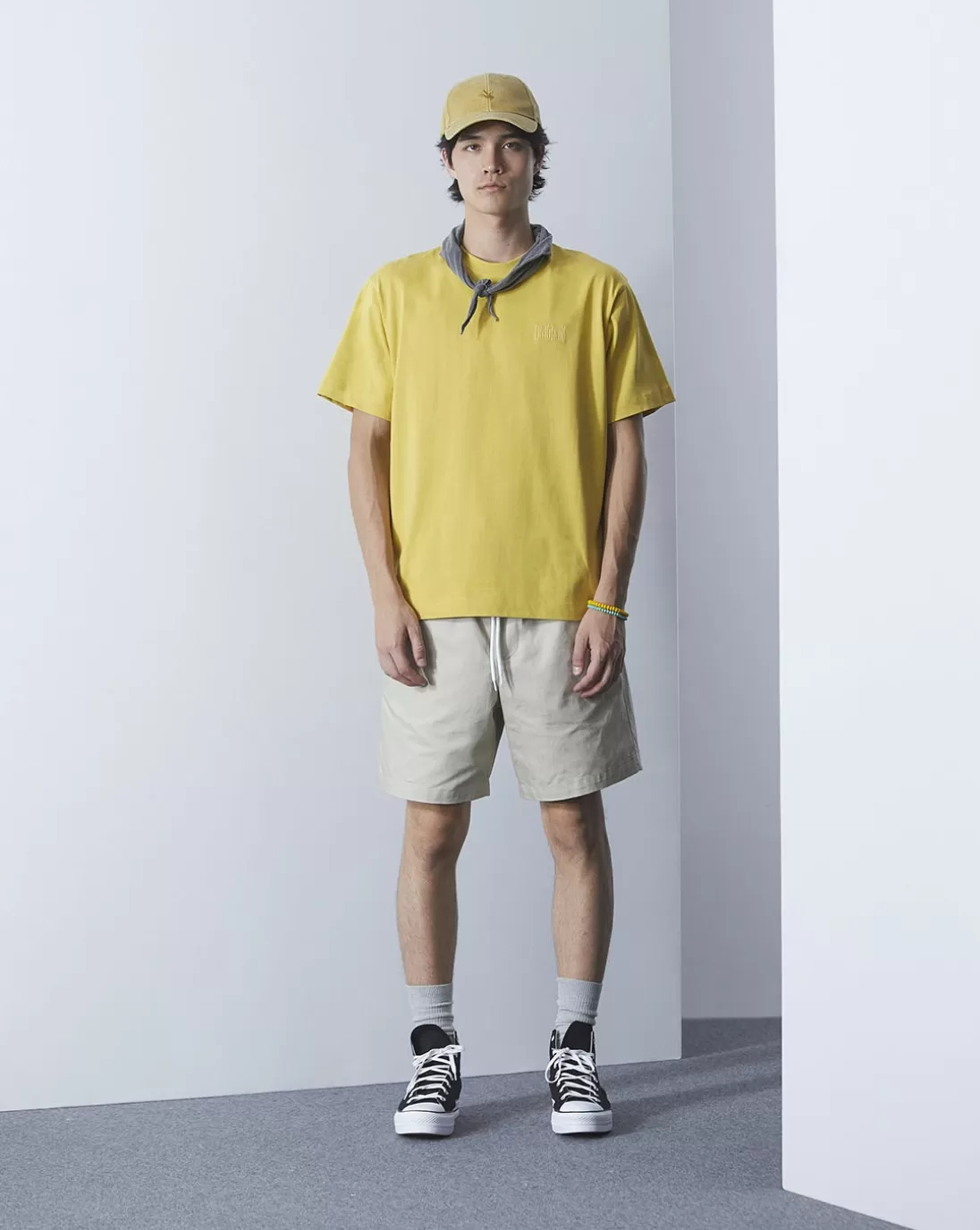 Chevignon T-Shirt City Tee Oversize Jaune T-Shirt Logo Signature